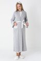 Gri Renkli, Paunatiyeli, Dantel Detaylı, Uzun Kol Erdeniz 2308 Sabahlıklı Lohusa Hamile Gecelik Takım - Kolay Emzirme | Lohusa-Sepeti.com Gri Renkli, Paunatiyeli, Dantel Detaylı, Uzun Kol Erdeniz 2308 Sabahlıklı Lohusa Hamile Gecelik Takım - Kolay Emzirme | Lohusa-Sepeti.com