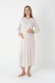 Bej Renkli Dantel Detaylı 2310 Lohusa/Hamile Gecelik Takım - Kolay Emzirme | Lohusa-Sepeti.com Bej Renkli Dantel Detaylı Uzun kollu 2310 Lohusa/Hamile Gecelik Takım - Kolay Emzirme | Lohusa-Sepeti.com