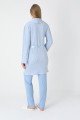 Mavi Dantelli Viskon Lohusa Pijama Takımı - Erdeniz 3442 | Lohusa-Sepeti.com Erdeniz 3442 Jakarlı Sabahlıklı 3lü Lohusa Hamile Pijama Takımı | Lohusa-Sepeti.com
