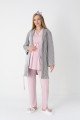 Pudra Dantelli Viskon Lohusa Pijama Takımı - Erdeniz 3442 | Lohusa-Sepeti.com Erdeniz 3442 Jakarlı Sabahlıklı 3lü Lohusa Hamile Pijama Takımı | Lohusa-Sepeti.com