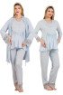 Bebe Mavi Renkli Derin Patlı, Dantel Detaylı, 33005 Sabahlıklı 3lü Lohusa Hamile Pijama Takımı Bebe Mavi Renkli Derin Patlı, Dantel Detaylı, 33005 Sabahlıklı 3lü Lohusa Hamile Pijama Takımı