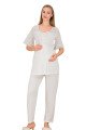 Ekru Renkli Derin Patlı, 33006 Sabahlıklı 3lü Lohusa Hamile Pijama Takımı | Lohusa-Sepeti.com Ekru Renkli Derin Patlı, 33006 Sabahlıklı 3lü Lohusa Hamile Pijama Takımı | Lohusa-Sepeti.com