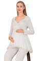 Ekru Renkli Derin Patlı, 33009 Sabahlıklı 3lü Lohusa Hamile Pijama Takımı | Lohusa-Sepeti.com Ekru Renkli Derin Patlı, 33009 Sabahlıklı 3lü Lohusa Hamile Pijama Takımı | Lohusa-Sepeti.com