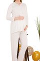 Ekru Renkli Dantel Detaylı, 33201 2li Lohusa Hamile Pijama Takımı | Lohusa-Sepeti.com Ekru Renkli Dantel Detaylı, 33201 2li Lohusa Hamile Pijama Takımı | Lohusa-Sepeti.com