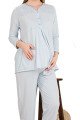 Bebe Mavi Renkli Dantel Detaylı, 33201 2li Lohusa Hamile Pijama Takımı | Lohusa-Sepeti.com Bebe Mavi Renkli Dantel Detaylı, 33201 2li Lohusa Hamile Pijama Takımı | Lohusa-Sepeti.com