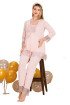 Bebe Pembe Renkli Dantel Detaylı, 33203, 2 Parça Lohusa Hamile Pijama Takımı Bebe Pembe Renkli Dantel Detaylı, 33203, 2 Parça Lohusa Hamile Pijama Takımı
