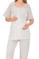 Ekru Renkli Dantel Detaylı, 33207, 2li Lohusa Hamile Pijama Takımı | Lohusa-Sepeti.com Ekru Renkli Dantel Detaylı, 33207, 2li Lohusa Hamile Pijama Takımı | Lohusa-Sepeti.com