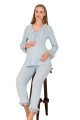 Bebe Mavi Renkli Dantel Detaylı, 33208, 2li Lohusa Hamile Pijama Takımı | Lohusa-Sepeti.com Bebe Mavi Renkli Dantel Detaylı, 33208, 2li Lohusa Hamile Pijama Takımı | Lohusa-Sepeti.com